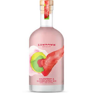 Sundown Grapefruit & Elderflower Gin 700ml