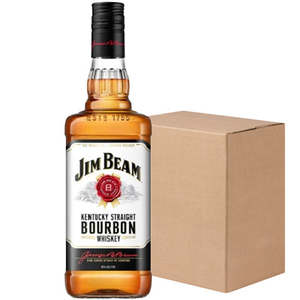 Jim Beam Whiskey: Jim Beam Bourbon 1L Case (6x1L)