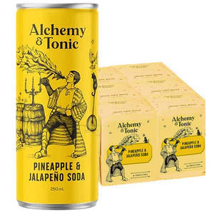 Alchemy & Tonic Pineapple & Jalapeno Soda Slab (24x250ml Can)