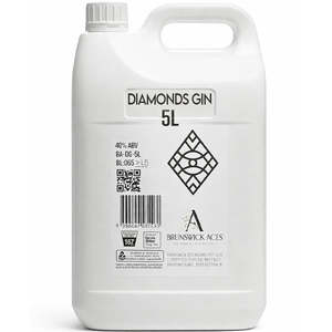 Gin: Brunswick Aces Diamonds 5L Gin 40%