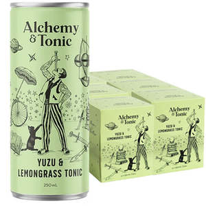 Alchemy & Tonic Yuzu & Lemongrass Tonic Slab (24x250ml Can)