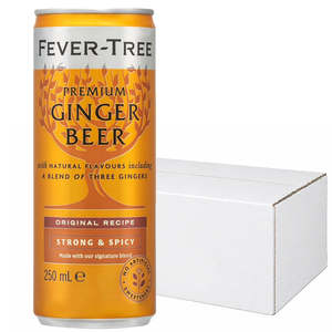 Fever-Tree Ginger Beer Cans (24x250ml)