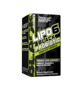 Vitamins & Supplements: Nutrex Lipo-6 Black Probiotic