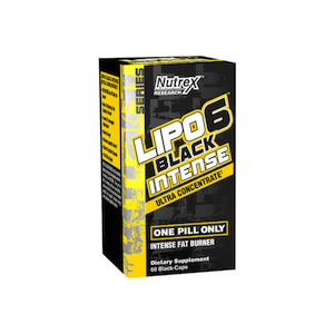 Vitamins & Supplements: Nutrex Lipo-6 Black Intense UC