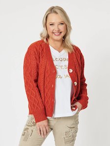 DIANA CABLE CARDIGAN