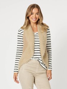 Cardigans Shrugs: FLUFFY VEST