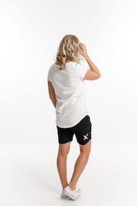 APARTMENT SHORTS BLACK WITH WHITE X