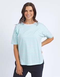 Elm: LAUREN S/S TEE - STRIPE
