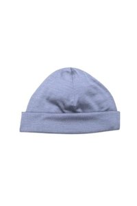100% MERINO BEANIE CUFFED/SLOUCH DUSK BLUE