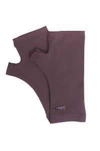 MERINO WOOL FINGERLESS GLOVES AMETHYST
