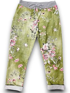 Jeans: CORNELIA JOGGERS POTPOURRI GREEN