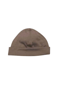 100% MERINO BEANIE CUFFED/SLOUCH CAPPUCINO