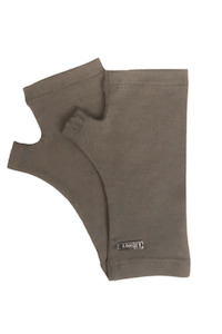 MERINO WOOL FINGERLESS GLOVES CAPPUCINO