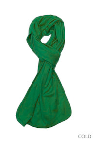 Merino Clothing: 100% MERINO SCARF VERDE
