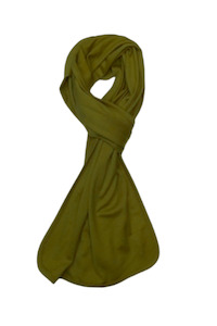 Merino Clothing: 100% MERINO SCARF SUMMER PEAR