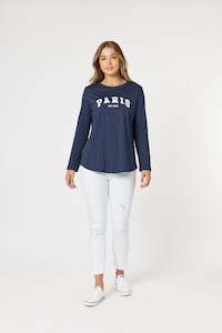 Threadz: PARIS TEE NAVY