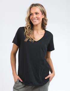 PIMA VEE TEE BLACK