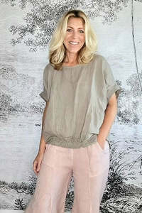 Tops: RIVER TEE MOCHA
