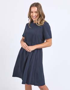Dresses: EVA DRESS NAVY