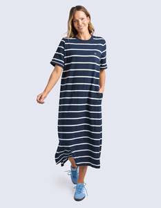 HALLI DRESS STRIPE