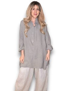 COASTAL TUNIC SHIRT MOCHA