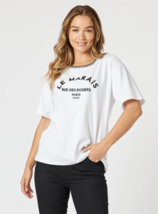 LE MARAIS T-SHIRT WHITE