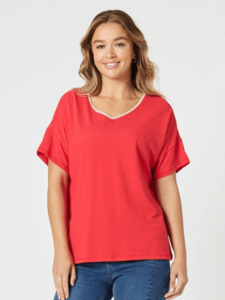 BELLA TEE RED