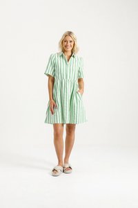 CLEO MINI DRESS APPLE STRIPE