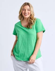 PIMA VEE TEE SPRING GREEN