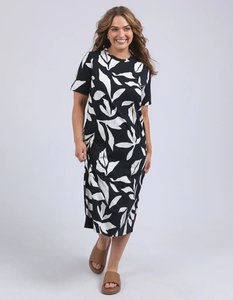 Elm: MIMOSA TEE DRESS BLACK