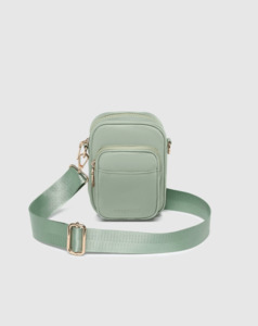 Louenhide: LYLA PHONE BAG SAGE GREEN