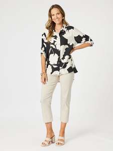 Clarity: BARCELONA SHIRT BLACK/NATURAL