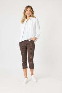 Gordon Smith: SMALL BOW PANT KOKO/WHITE