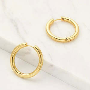 KENDALL HOOP LARGE - GOLD