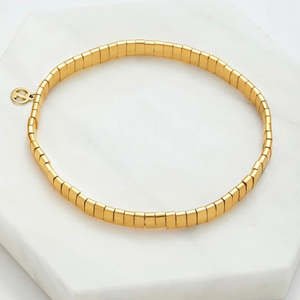 Zafino Jewellery: TILE BRACELET - GOLD