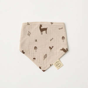 Over The Dandelion: MUSLIN BIB - WOODLANDS
