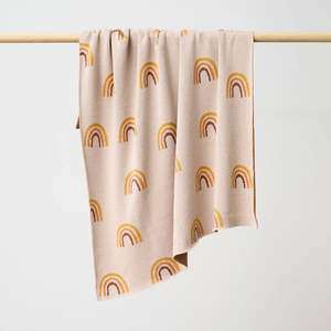 Blankets: RAINBOW ORGANIC BLANKET