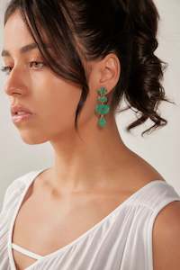 Haven: Haven Isola Earrings Verde