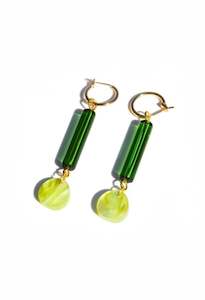 Jewllery: Hagen + Co Nova Earrings Sage