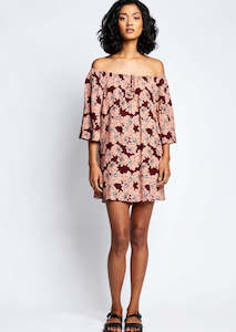 Totem Serafina Dress Earth Merlot