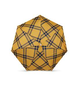 Anatole: Anatole Yellow Tweed Gingham Micro-Umbrella FINSBURY