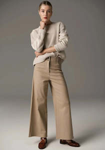 Sweater Knits: POL Daily Cargo Knit - Natural