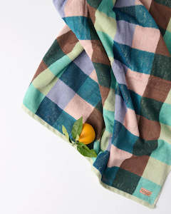 Kip & Co Woodlands Tartan Terry Bath Towel OS