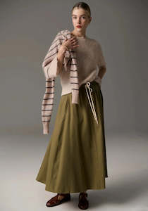 New: POL Babylon Skirt  Khaki