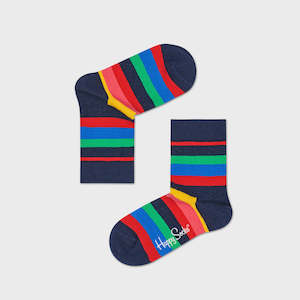 Footwear: Happy Socks Kids Stripe Sock (6000)