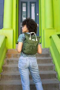 Bags: Kind Bag Backpack Medium Khaki