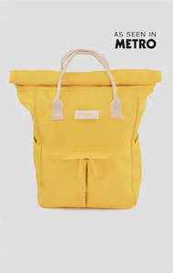 Bags: Kind Bag Backpack Medium Tuscan Yellow Sun
