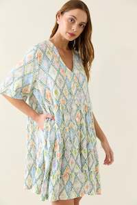 Isle of Mine Ingrid Button Dress Tile