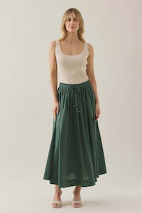 Skirts: Isle of Mine Aurora Maxi Skirt Myrtle
