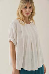 Isle Of Mine: Isle of Mine Ingrid Pleat Top Lotus